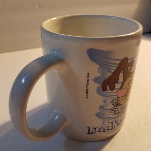 Tazmanian Devil Dads the Boss Mug 1997 New - Picture 9 of 11